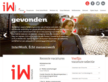 Tablet Screenshot of interwork.nl